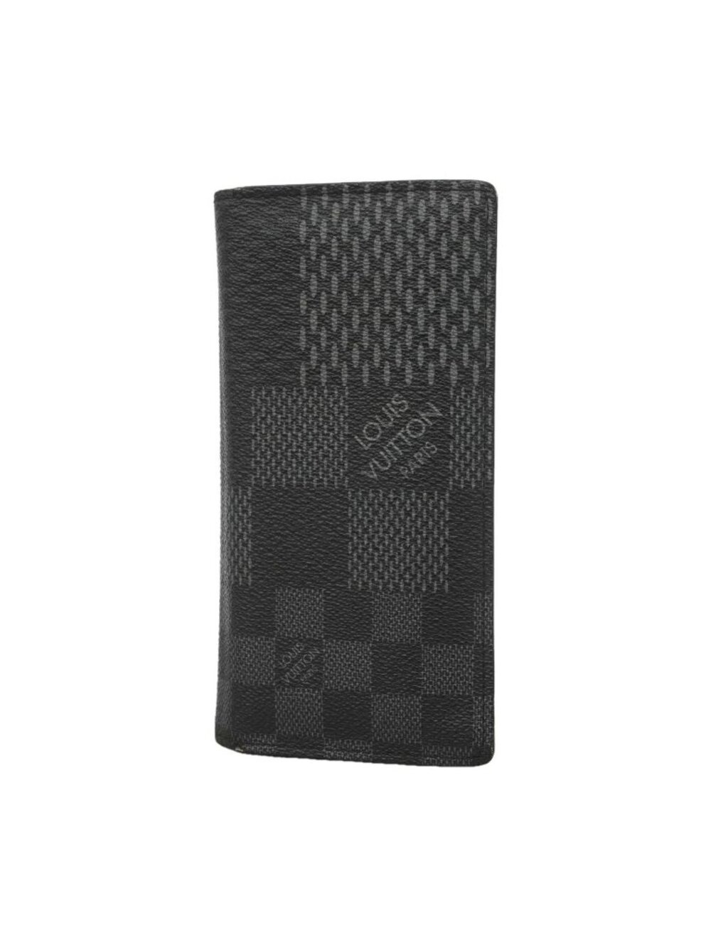 Louis Vuitton Wallet Damier Graphite 3D Portefeuille Brazza NM Black Gray